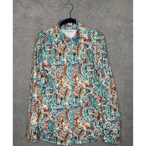 Belle by Kim Gravel Women's Jacket XL Body Water Paisley  Athleisure  A679973